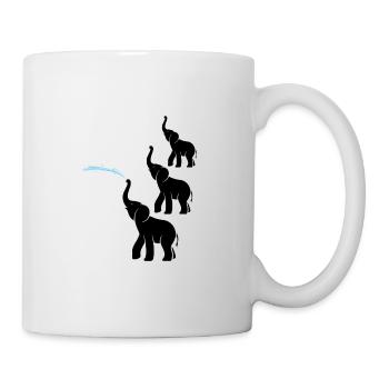 Elephant Safari Africa Elephant Wilderness Gift - Mug - white - Right
