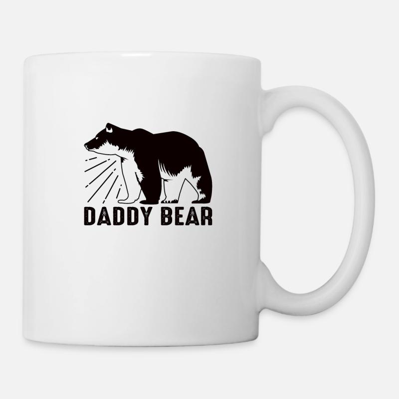 Vatertag Bär Vater Stolzer Vater Bester Papa Daddy - Tasse - Weiß