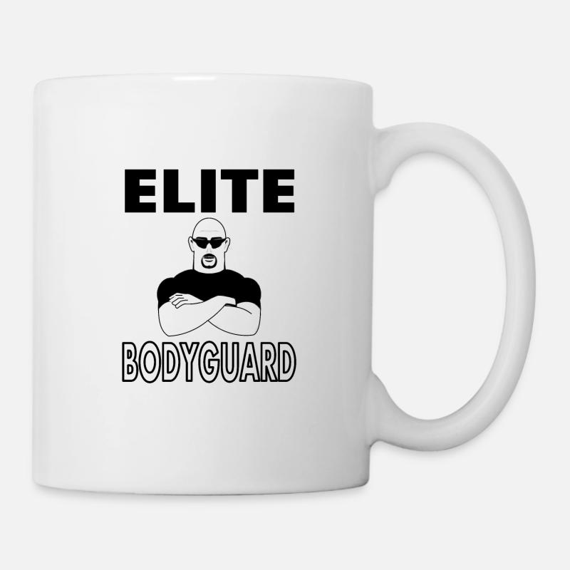 bin Bodyguard Elite Bouncer Security Service - Mug - white