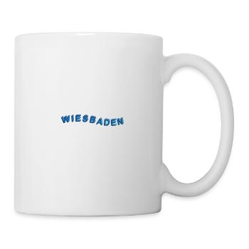 Wiesbaden Welle - Tasse - Weiß - Rechts