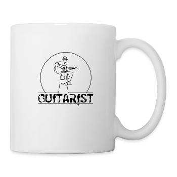 Guitariste Guitariste Guitariste Guitariste Musiciens Musique - Mug blanc - blanc - Droite