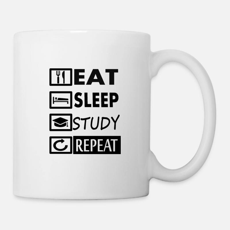 Étudiant étudiant étudiant idée cadeau - Mug blanc - blanc