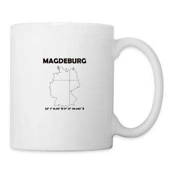 Magdeburg Map - Mug - white - Right