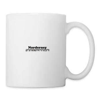 Norderney Coordinates - Mug - white - Right