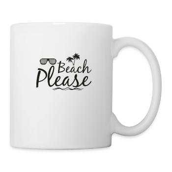 Summer Sea Summer Holiday Palms Ocean Holiday Time - Mug - white - Right