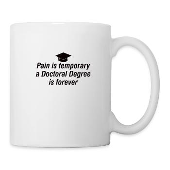 Thèse doctorant doctorant - Mug blanc - blanc - Droite