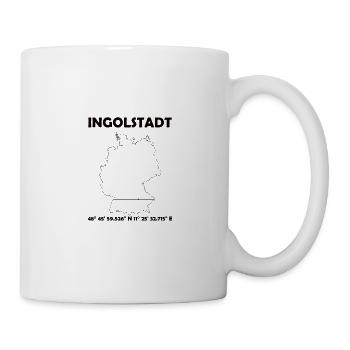Ingolstadt Carte - Mug blanc - blanc - Droite