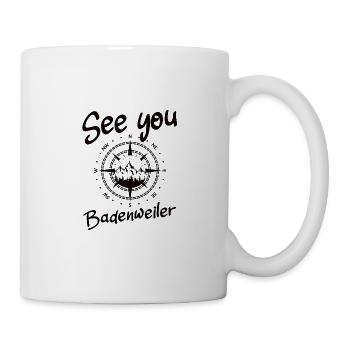 Badenweiler Skifahren Schwarzwald Snowboarden - Tasse - Weiß - Rechts