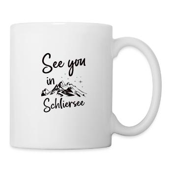 Schliersee Skiing Mountain Snowboarding - Mug - white - Right