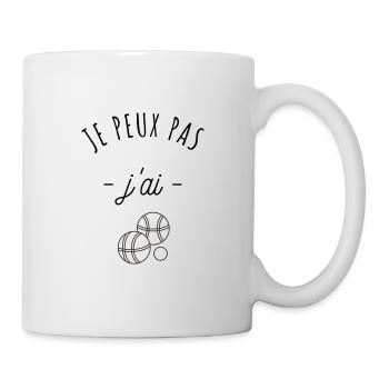 cadeau marseille / pétanque - Mug blanc - blanc - Droite
