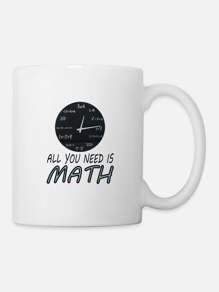 Mathe studieren Mathe-Student Mathstudium Geschenk - Tasse - Weiß