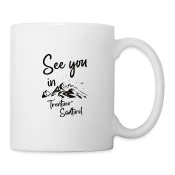 Trentin-Haut-Adige Ski et randonnée en Italie - Mug blanc - blanc - Droite