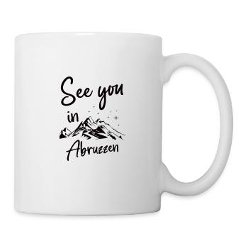 Abruzzo Snowboarding Hiking and skiing - Mug - white - Right