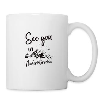 Basse-Autriche Ski Snowboard Autriche - Mug blanc - blanc - Droite