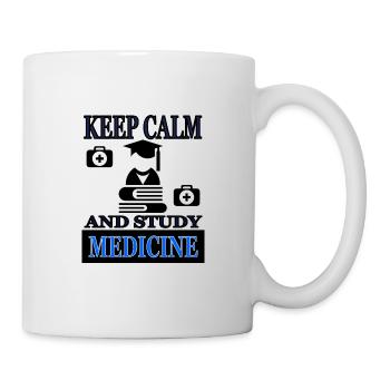 Étudier la médecine étudiant en médecine - Mug blanc - blanc - Droite