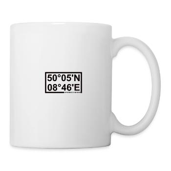 Offenbach am Main coordinates - Mug - white - Right