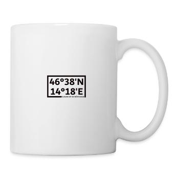 Coordonnées de Klagenfurt am Wörthersee - Mug blanc - blanc - Droite