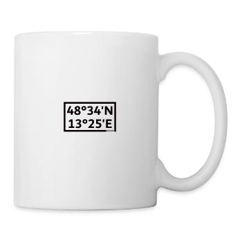 Passau coordinates - Mug - white - Right