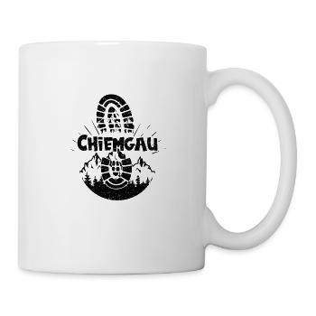 Chiemgau Snowboarden Wandern - Tasse - Weiß - Rechts