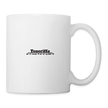 Teneriffa Koordinaten - Tasse - Weiß - Rechts