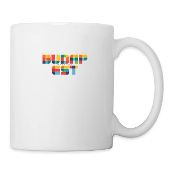 Budapest Hungary CMYK Pop Art Style - Mug - white - Right