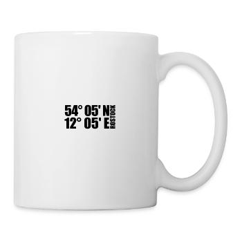 Rostock Coordinates - Mug - white - Right