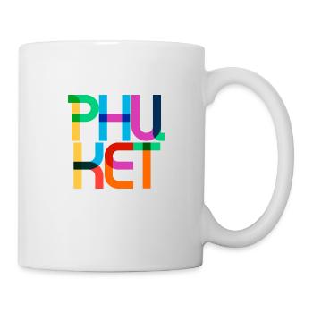 Phuket Thailand Pop Art Letters - Mug - white - Right