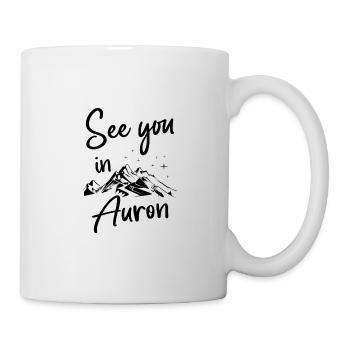 Auron France randonnée et ski - Mug blanc - blanc - Droite