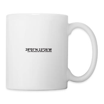 Las Palmas de Gran Canaria Coordinates - Mug - white - Right