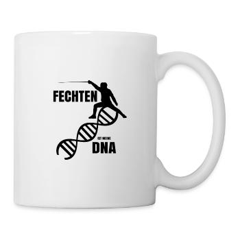 Fechten ist meine DNA - Tasse - Weiß - Rechts