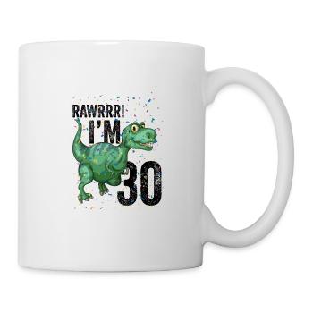 Rawrrr J’ai 30 ans Drôle d’anniversaire - Mug blanc - blanc - Droite