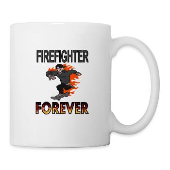 Pompier Pompier Pompier Pompier Pompier Idée cadeau - Mug blanc - blanc - Droite