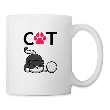 Cat Cat Friend Pet Pets Gift Idea - Mug - white - Right