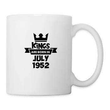 Juillet 1952 - Cadeau du 70e anniversaire. Rois. - Mug blanc - blanc - Droite