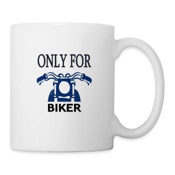 Biker Balade à moto Bike Mountain Bike Cadeau - Mug blanc - blanc - Droite