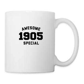 Lustiger Geburtstag Awesome Special 1905 - Tasse - Weiß - Rechts