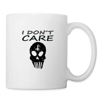 Skull Skull Bone Death Horror Gift - Mug - white - Right