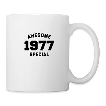 Funny Birthday Awesome Special 1977 - Mug - white - Right