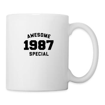 Drôle d’anniversaire Génial Spécial 1987 - Mug blanc - blanc - Droite