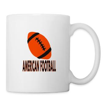 Les joueurs de football américain jouent des joueurs de football américain - Mug blanc - blanc - Droite