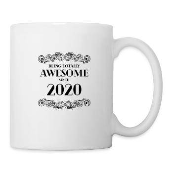 Funny Birthday Being Totally Awesome Since 2020 - Mug - white - Right
