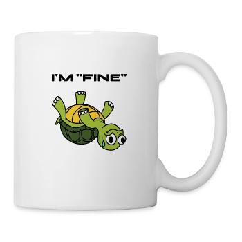 I love turtle pet animal lover gift - Mug - white - Right