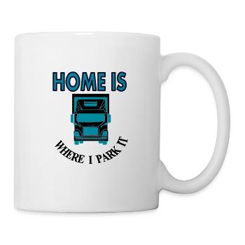 Truck driver saying Trucks drive truck gift idea - Mug - white - Right