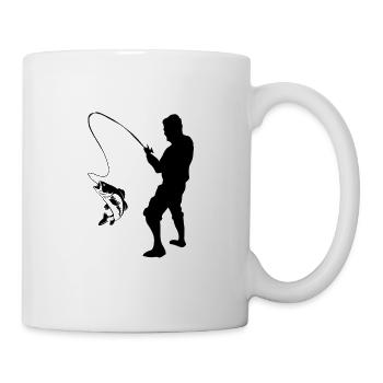 Pêcheur Pêcheur Pêche Pêche Idée Cadeau - Mug blanc - blanc - Droite