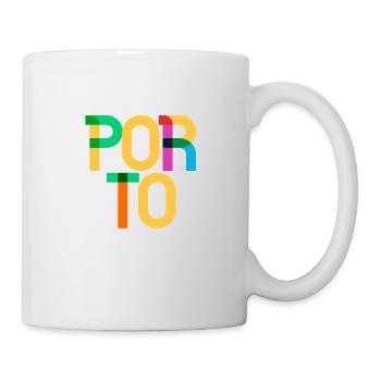 Porto Portugal CMYK Pop Art Style - Mug - white - Right