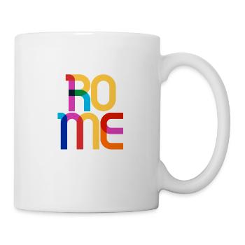 Rome Italy CMYK Pop Art Style - Mug - white - Right