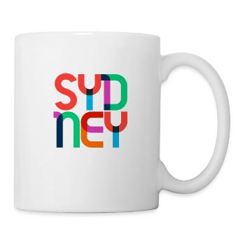 Sydney Australia CMYK Pop Art Style - Mug - white - Right