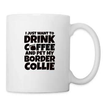 Border Collie Dog Owner Dog Coffee - Mug - white - Right