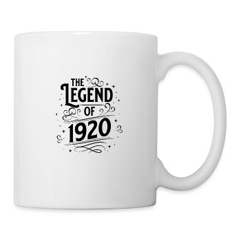 Die Legende von 1920 Geburtstag - Tasse - Weiß - Rechts