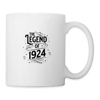 The legend of 1924 birthday - Mug - white - Right
